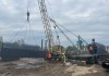 УКРСТАЛЬ КОНСТРУКЦІЯ доставляє арочні металеві блоки для пішохідного мосту в парку Наталка